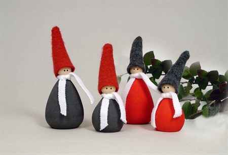 Tomte 'Fabian' 110mm grå kropp